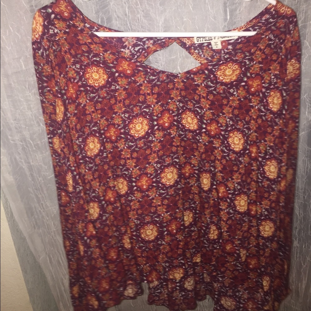 A loose boho blouse